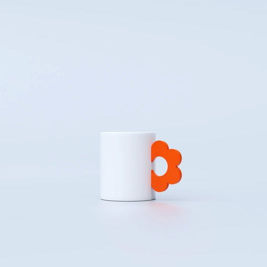 Mug Flower Orange