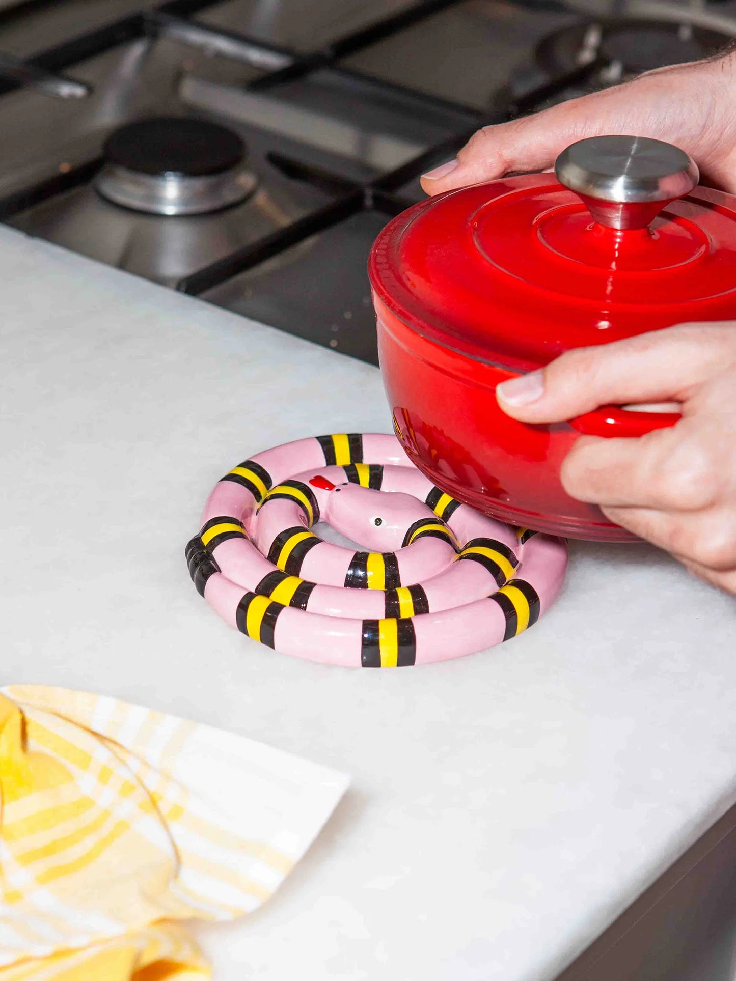 Dessous De Plat - Serpent Rose