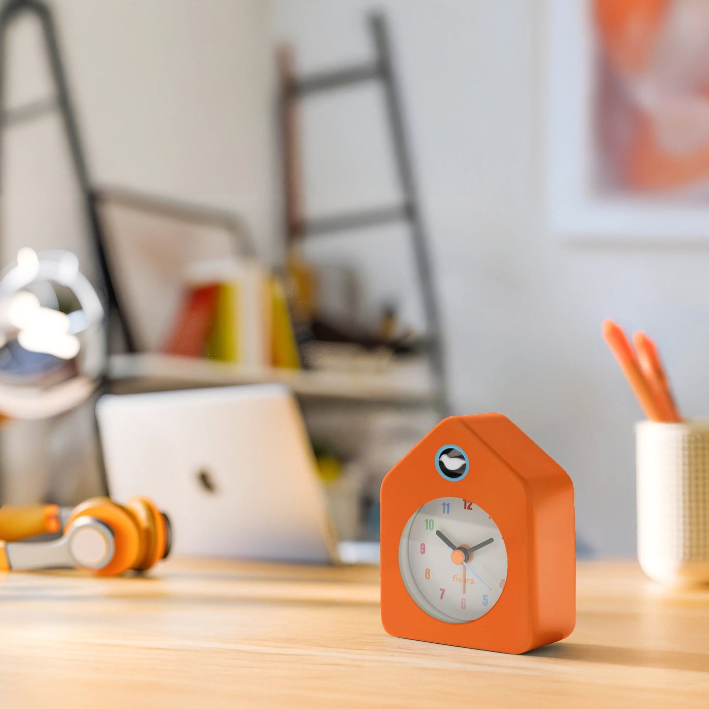 Réveil Mini House - Orange