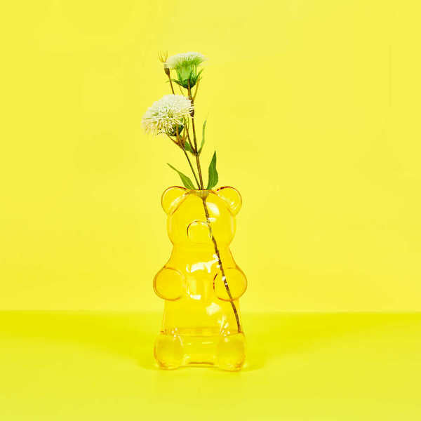 Vase Yummy Bear - Jaune