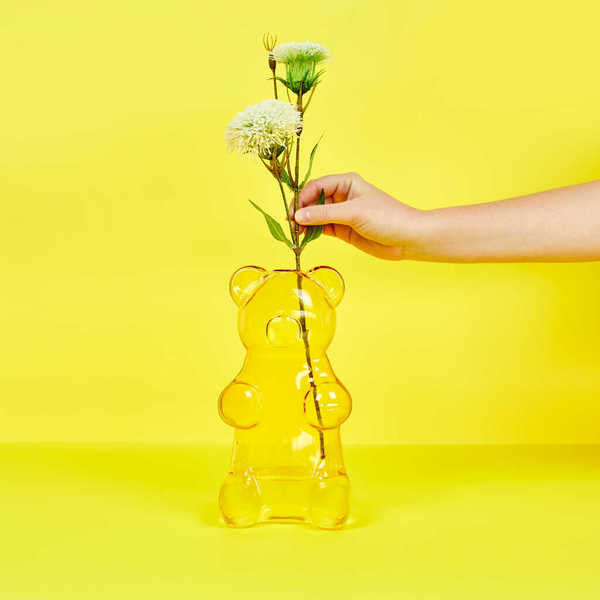Vase Yummy Bear - Jaune