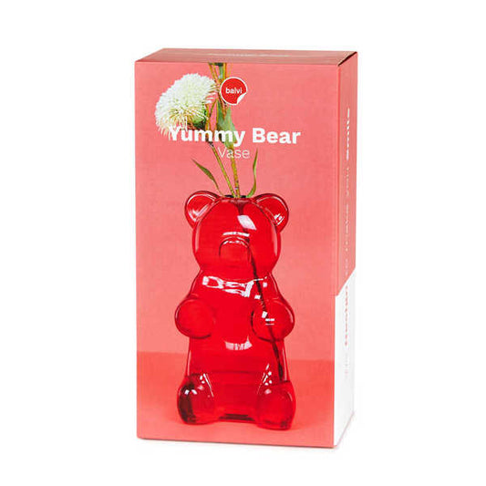 Vase Yummy Bear - Rouge