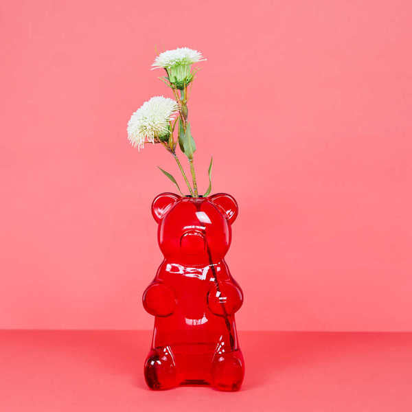 Vase Yummy Bear - Rouge