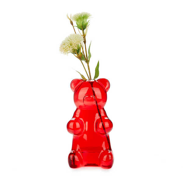 Vase Yummy Bear - Rouge