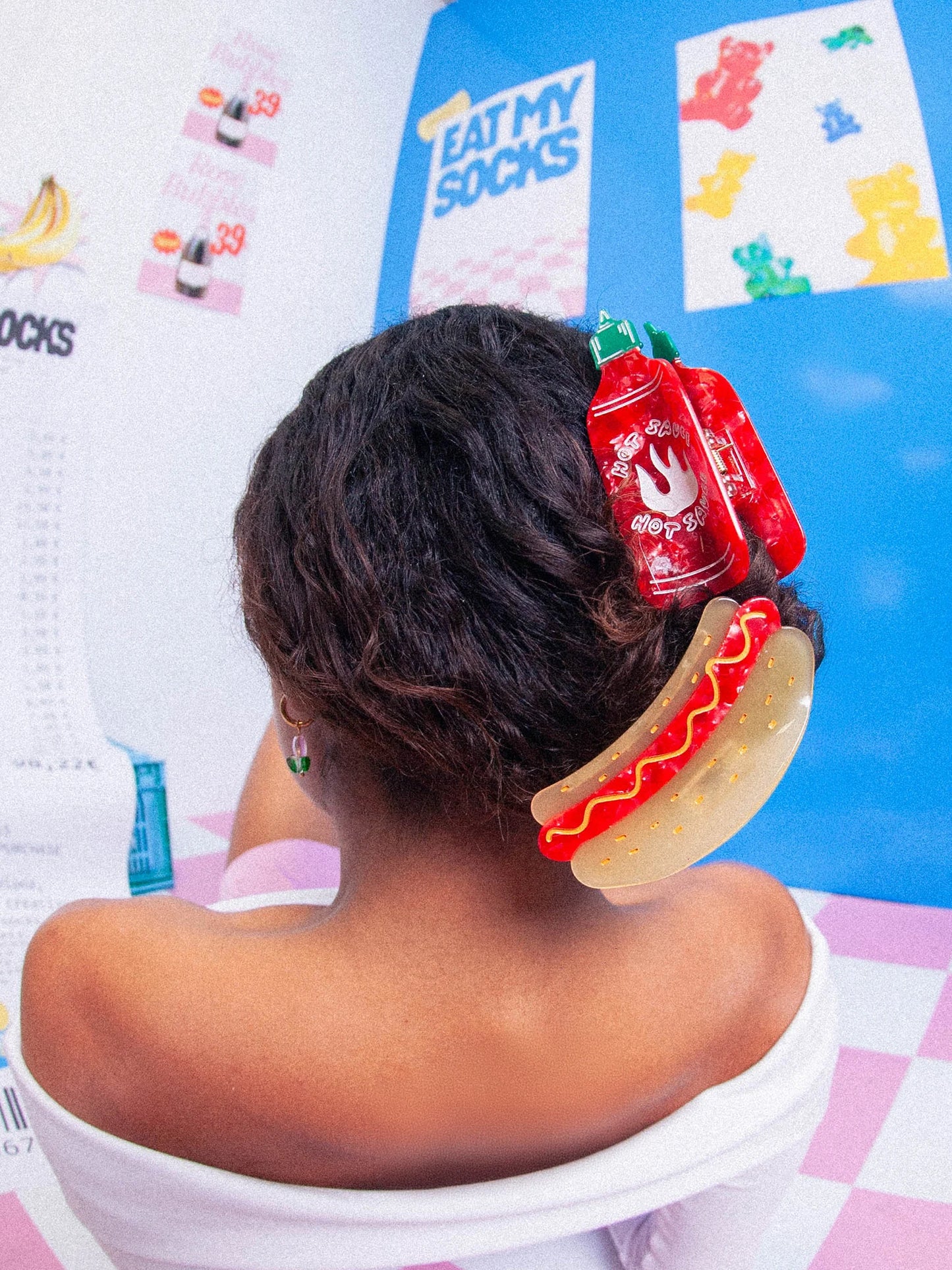 Pince À Cheveux Hot Dog