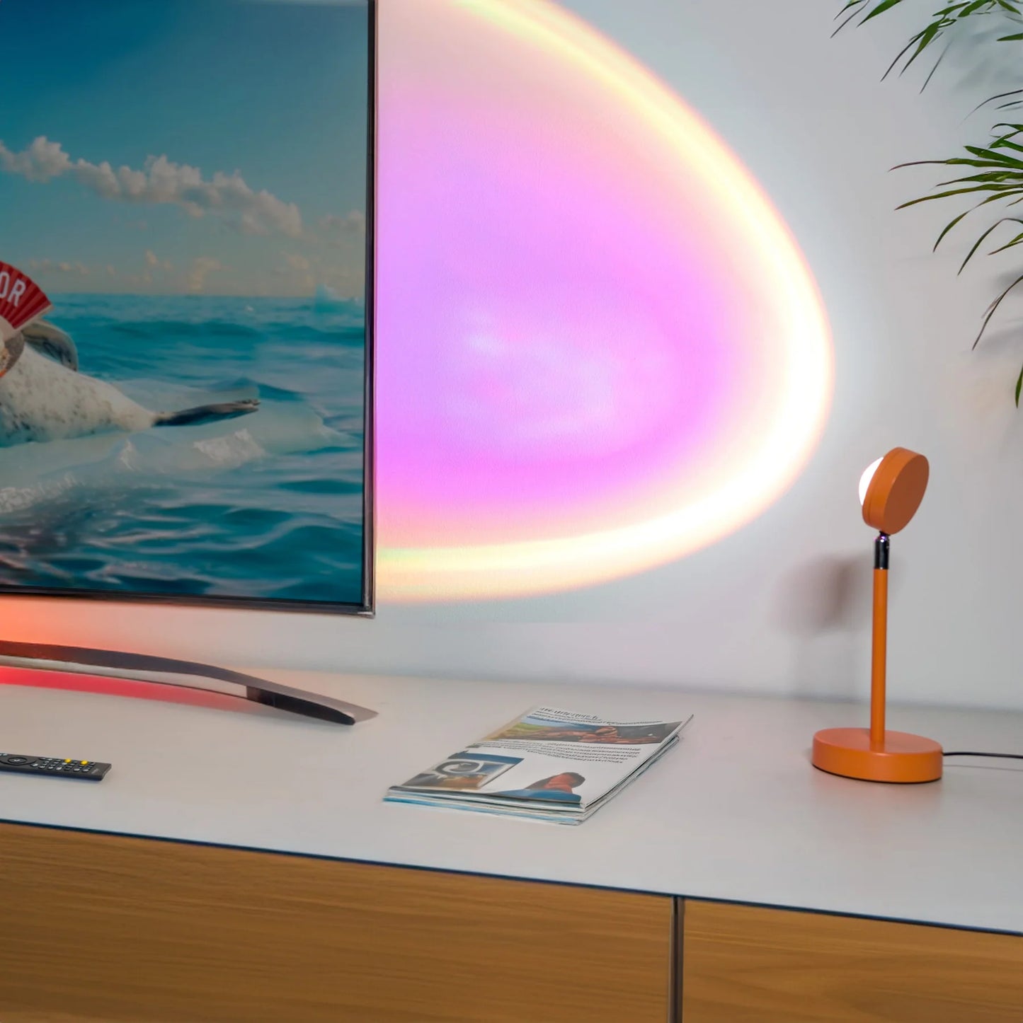 Lampe Coucher De Soleil - Orange