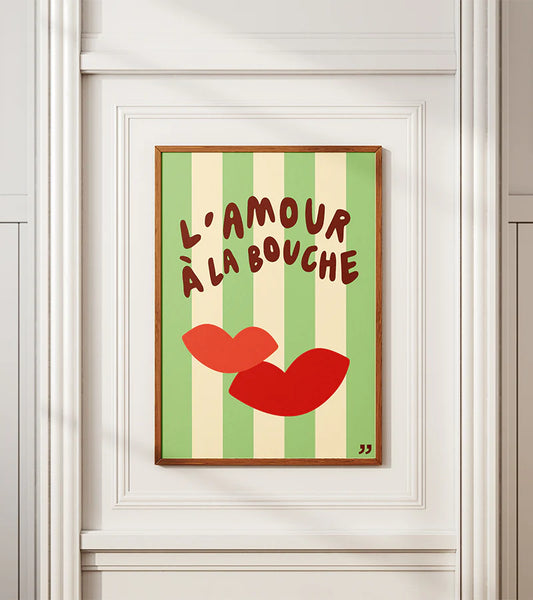 Poster L’Amour A La Bouche