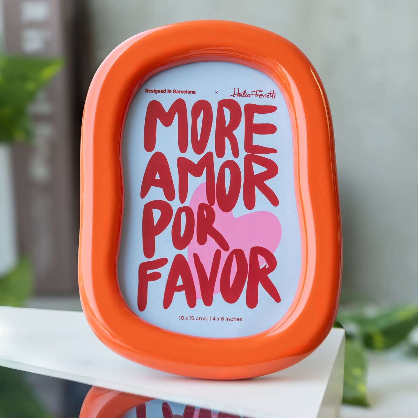 Cadre More Amor Por Favor - Orange