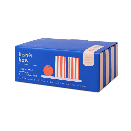 The Lily Mae Tequila Shot Set - Red