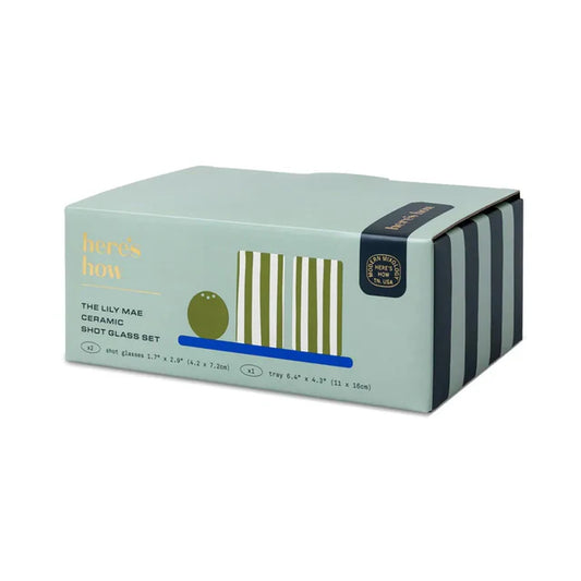 The Lily Mae Tequila Shot Set - Green