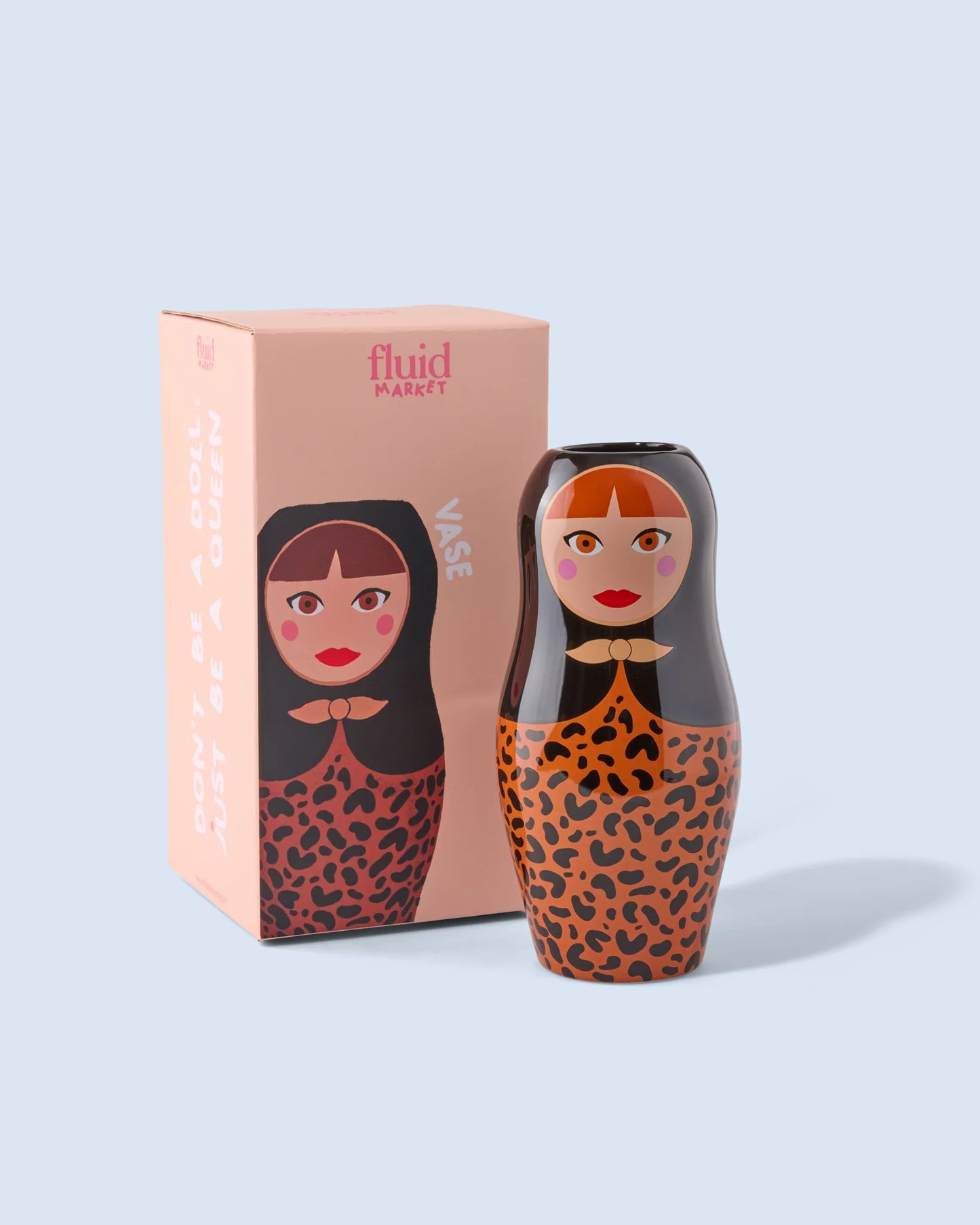 Vase Doll Leopard