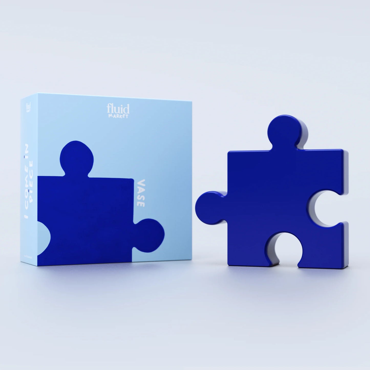 Vase Puzzle Blue