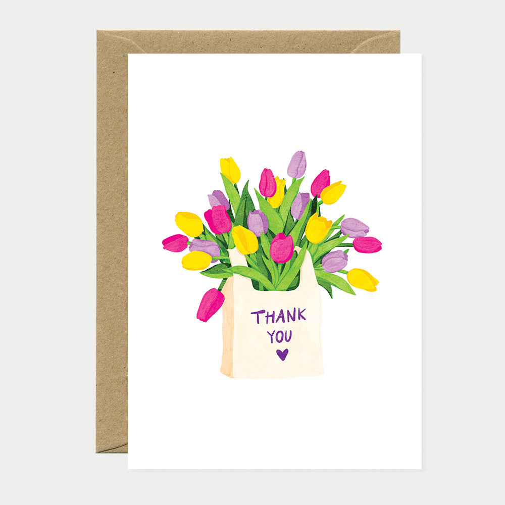 Carte - Thank You Flower Bag - All The Ways To Say