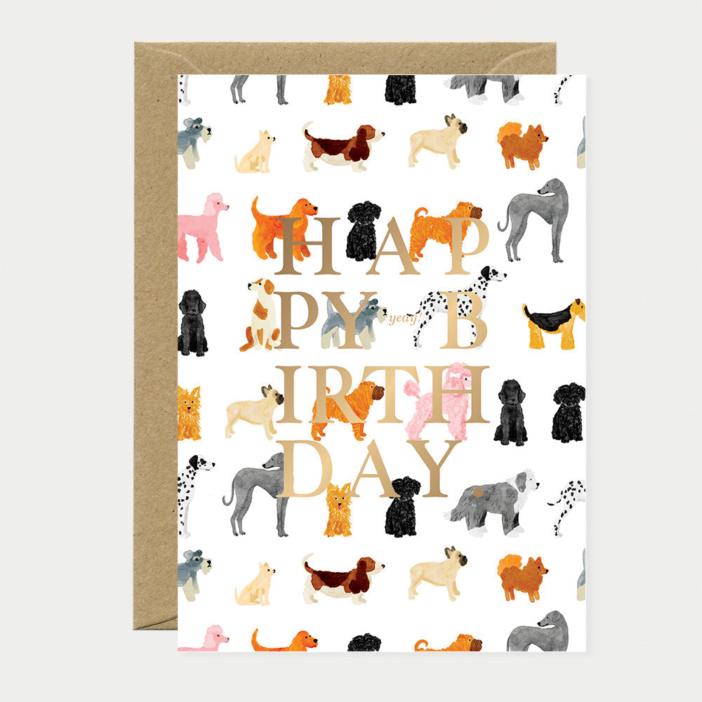 Carte - Happy Birthday Dogs - All The Ways To Say