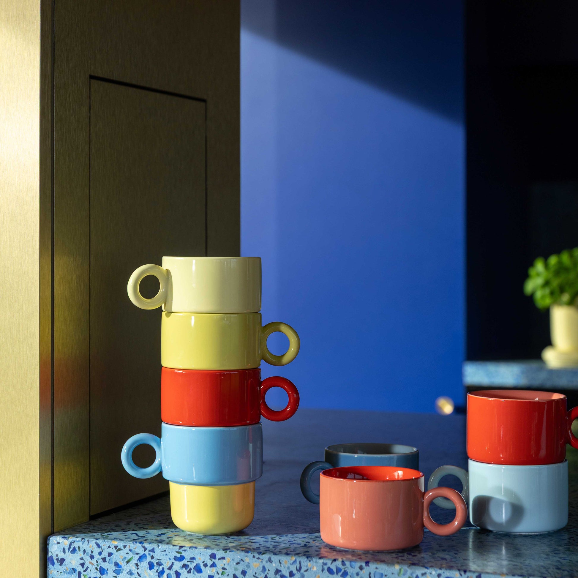 Coffret 2 Mugs Chiquito Large - Blue - &Klevering