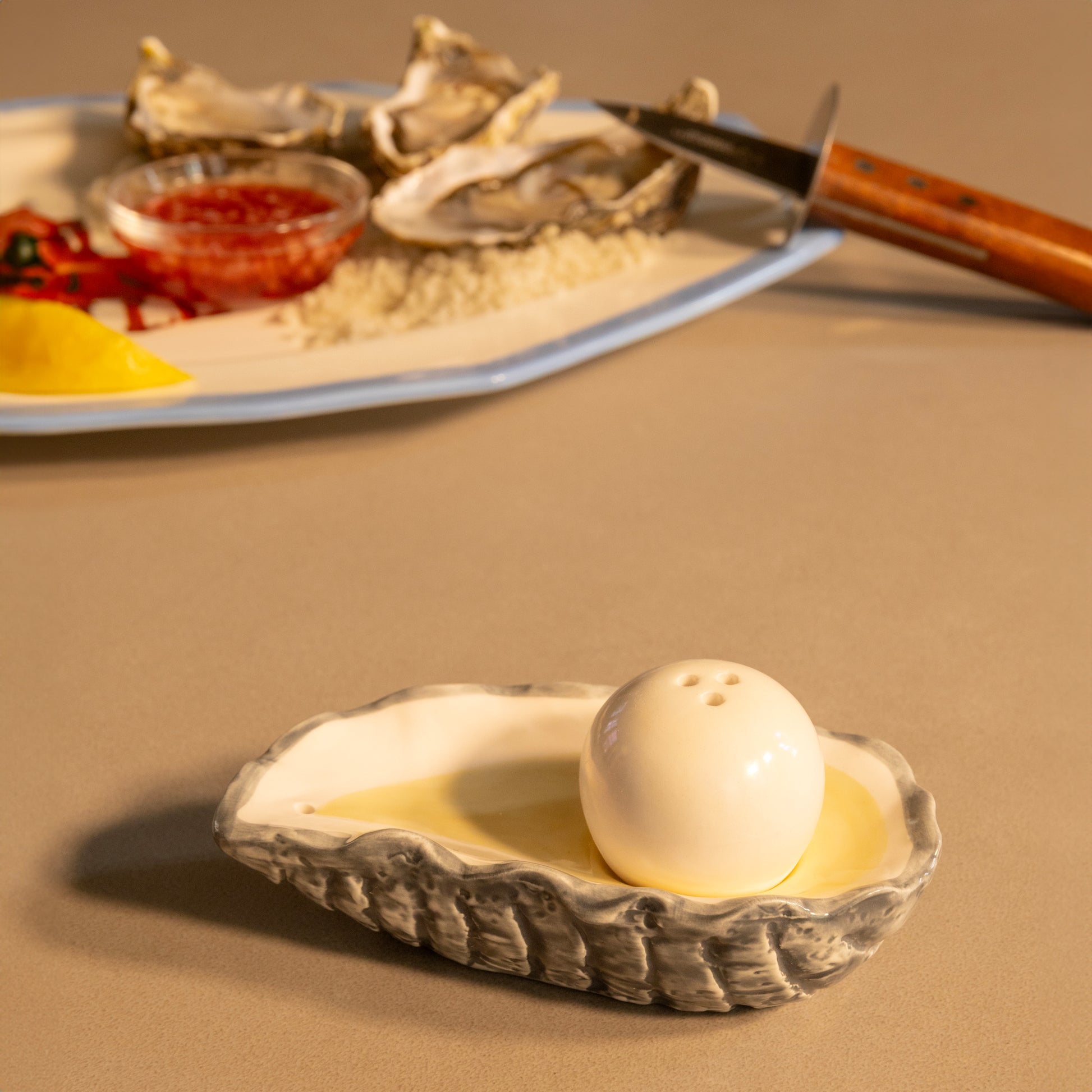 Salière & Poivrière - Huitre Oyster - &Klevering