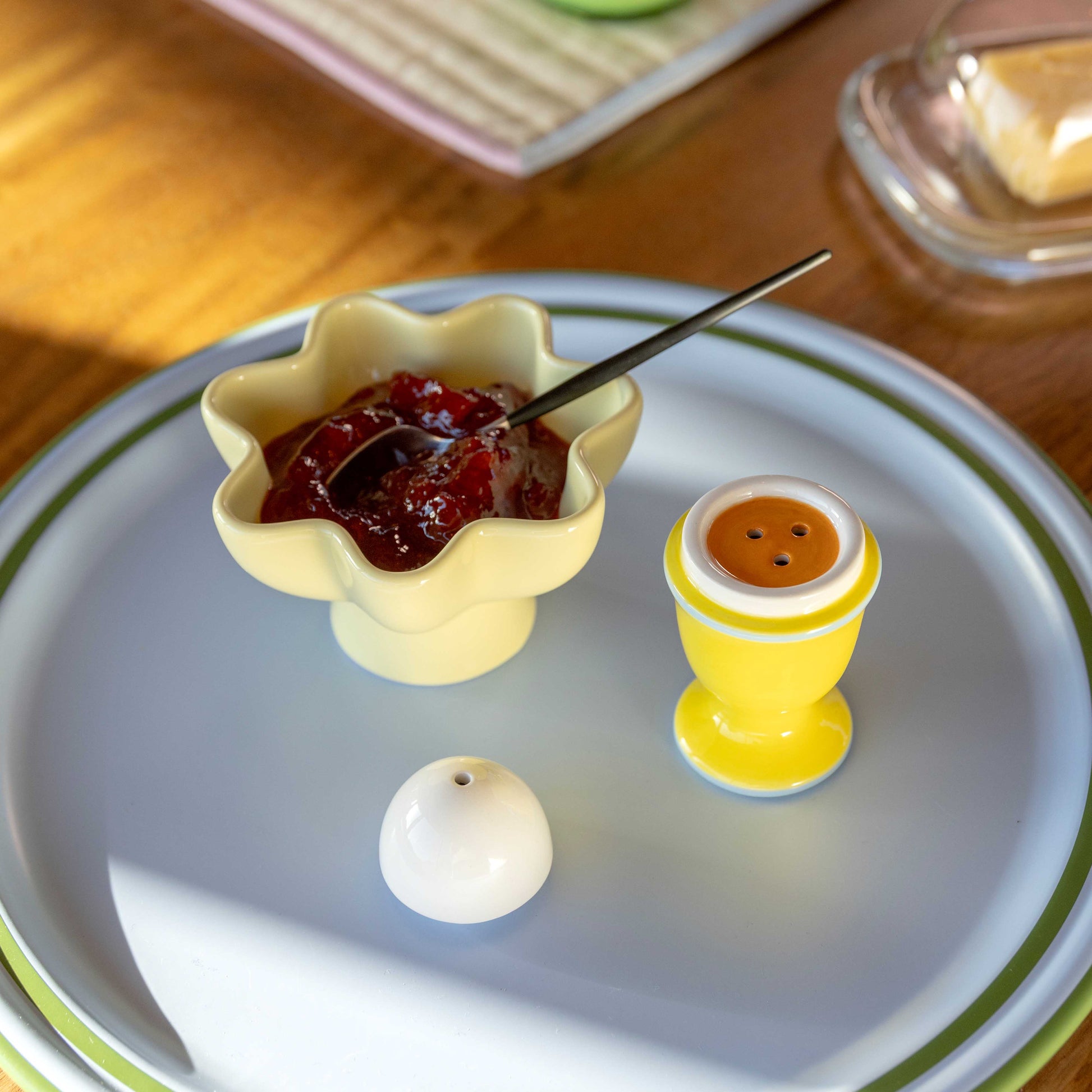 Salière & Poivrière Egg - Yellow - &Klevering