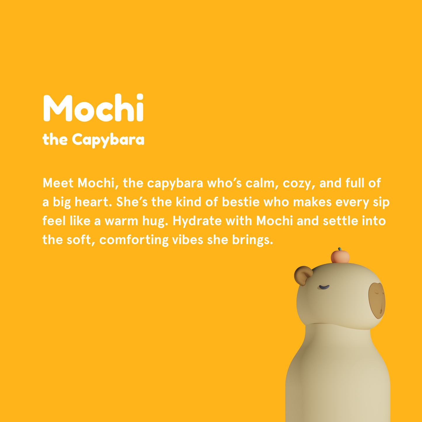 Gourde Bestie - Capybara - Asobu