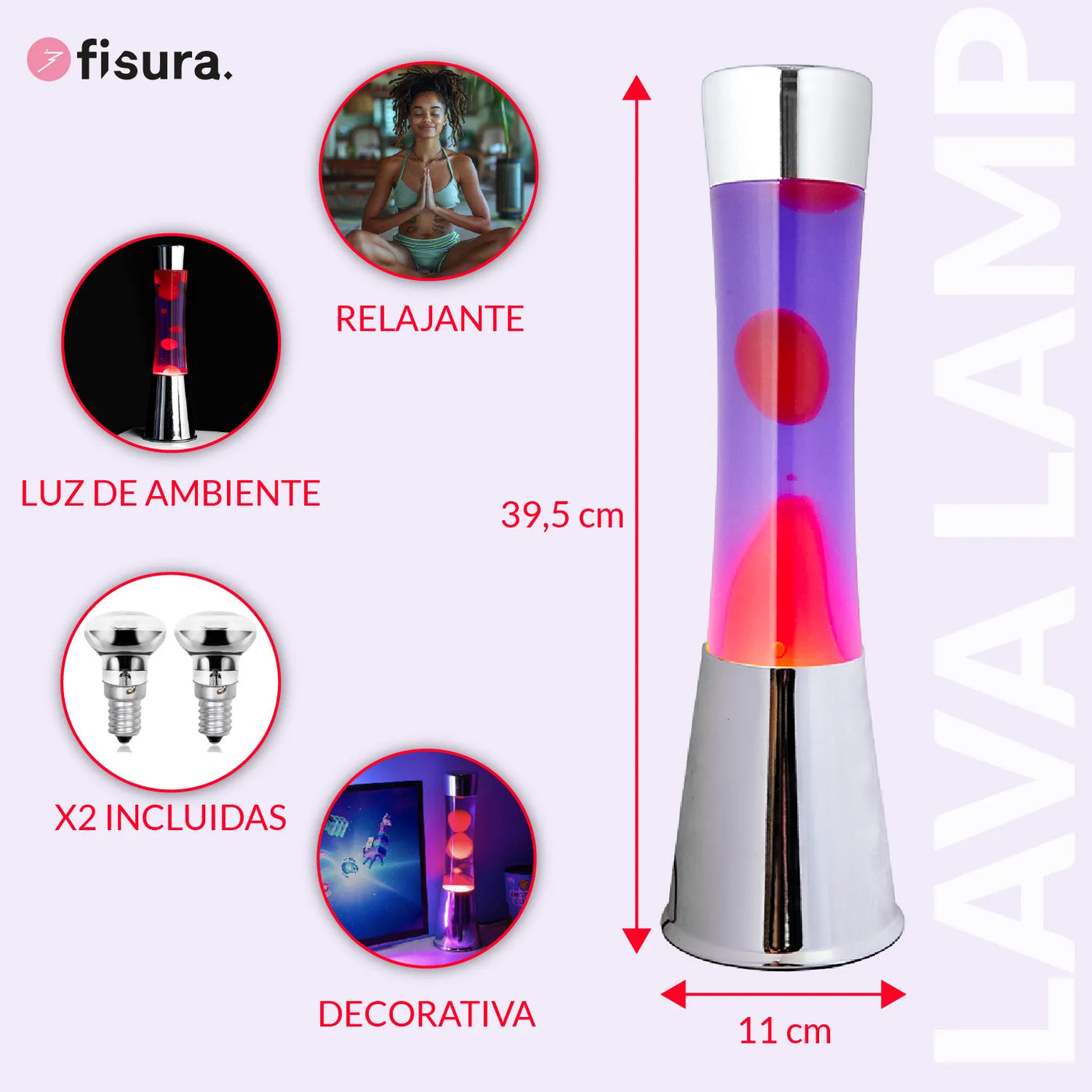 Lava Lamp - Purple