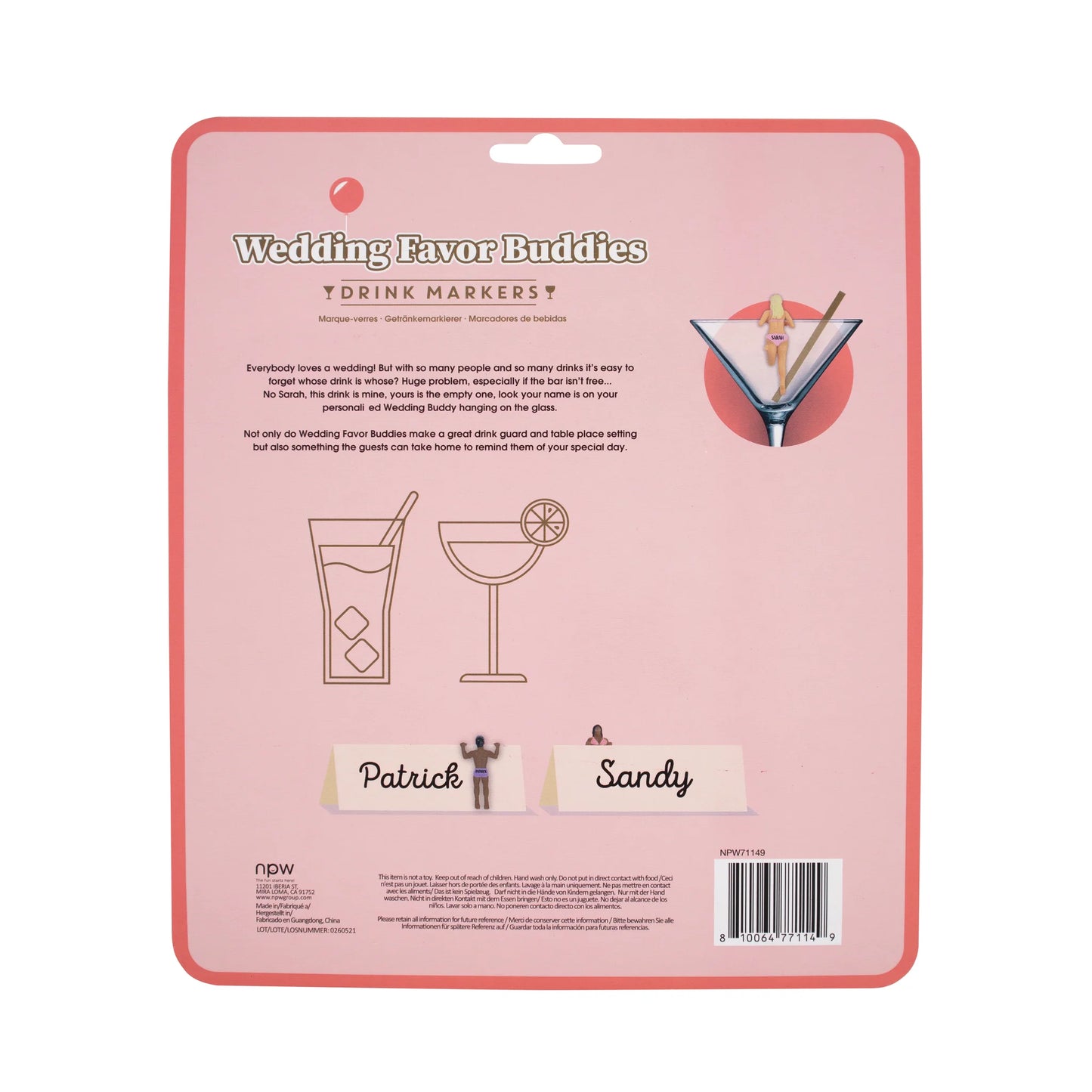 Marqueur De Verres - Wedding Favor Buddies