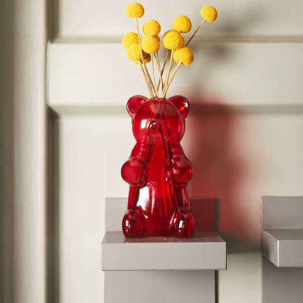 Vase Yummy Bear - Rouge
