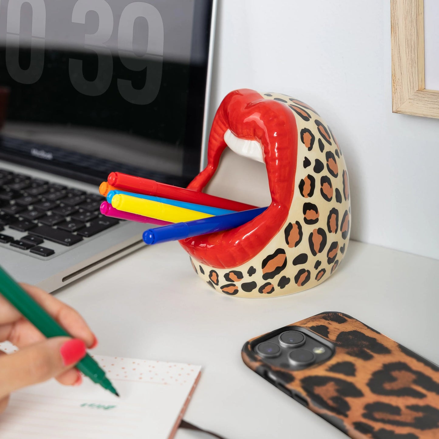 Cendrier Bouche - Leopard