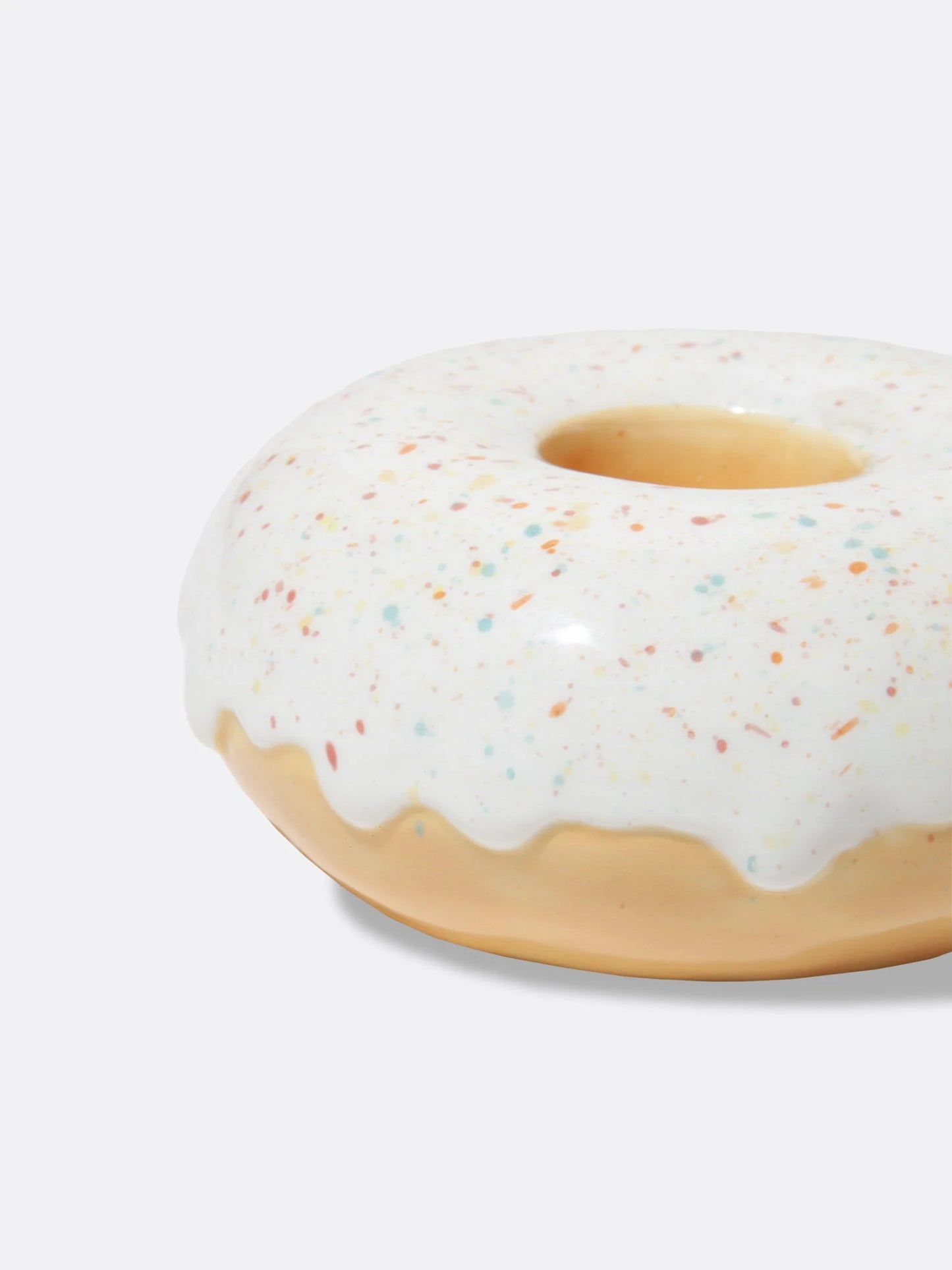 Bougeoir Donut Blanc