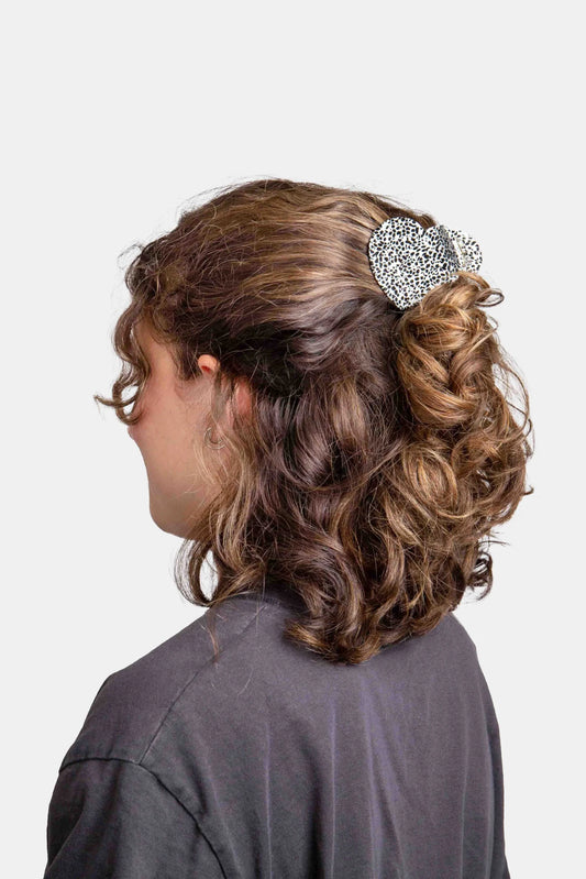 Pince À Cheveux Coeur Dots