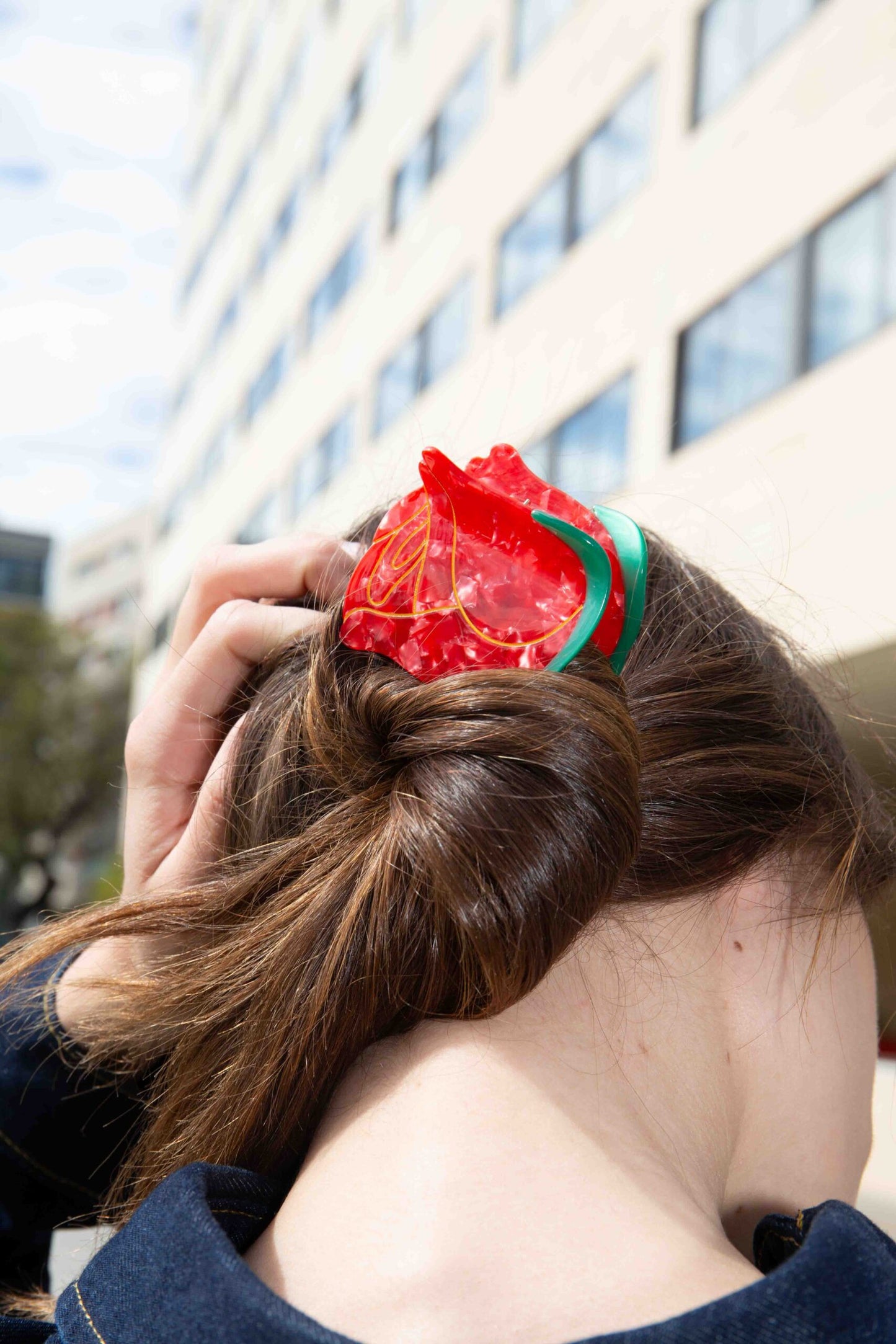 Pince À Cheveux Rose