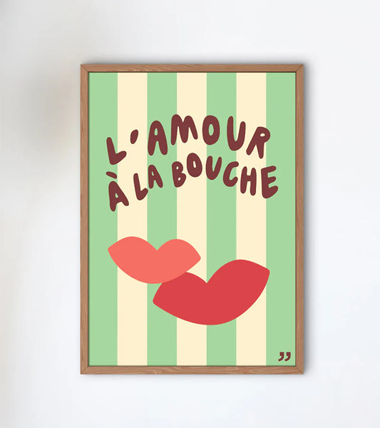 Poster L’Amour A La Bouche