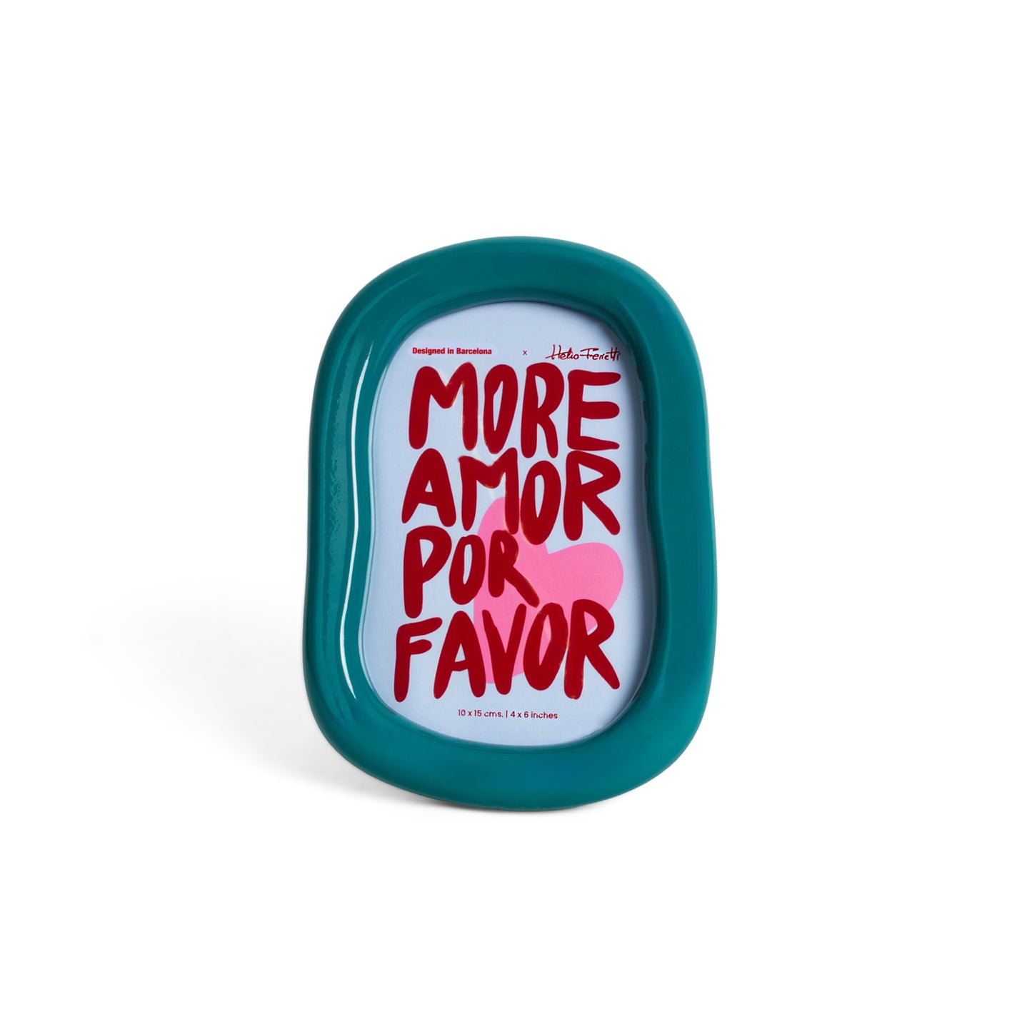 Cadre More Amor Por Favor - Vert