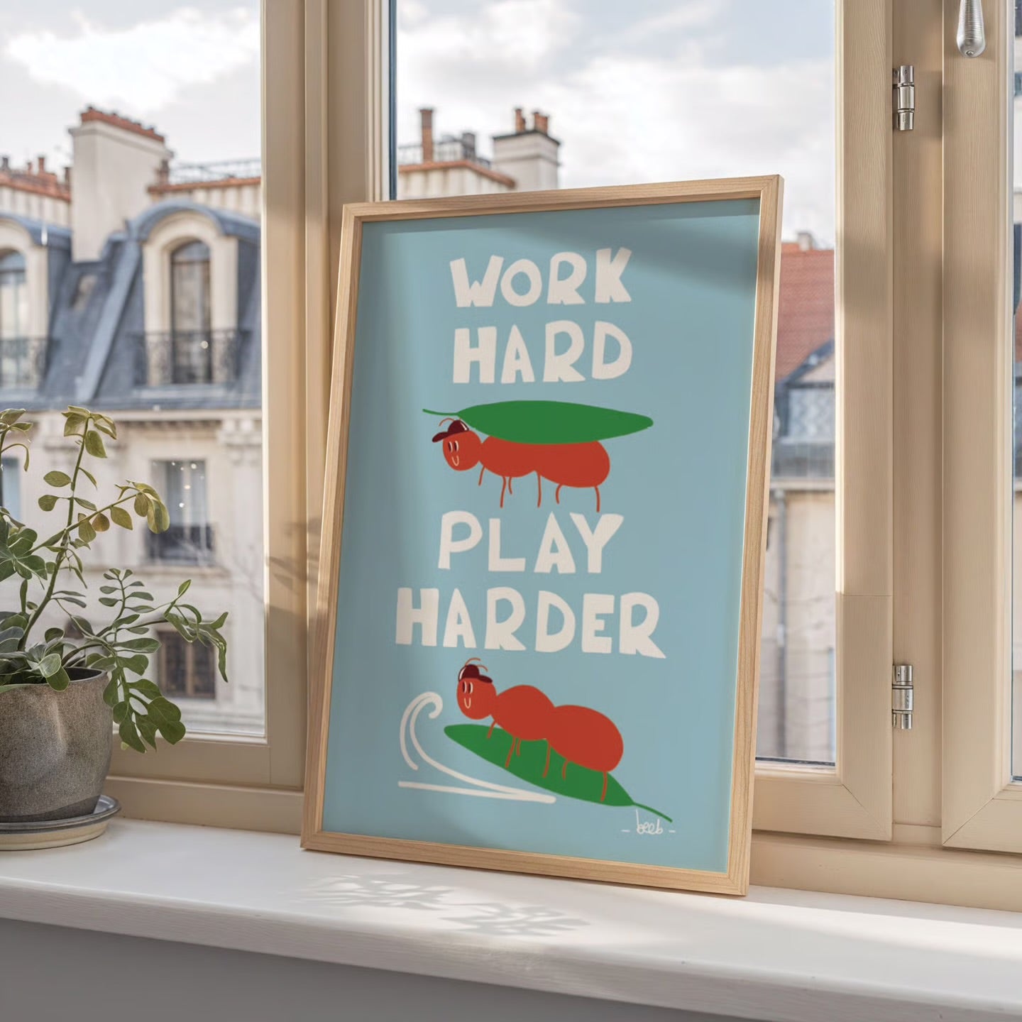 Affiche - Work Hard