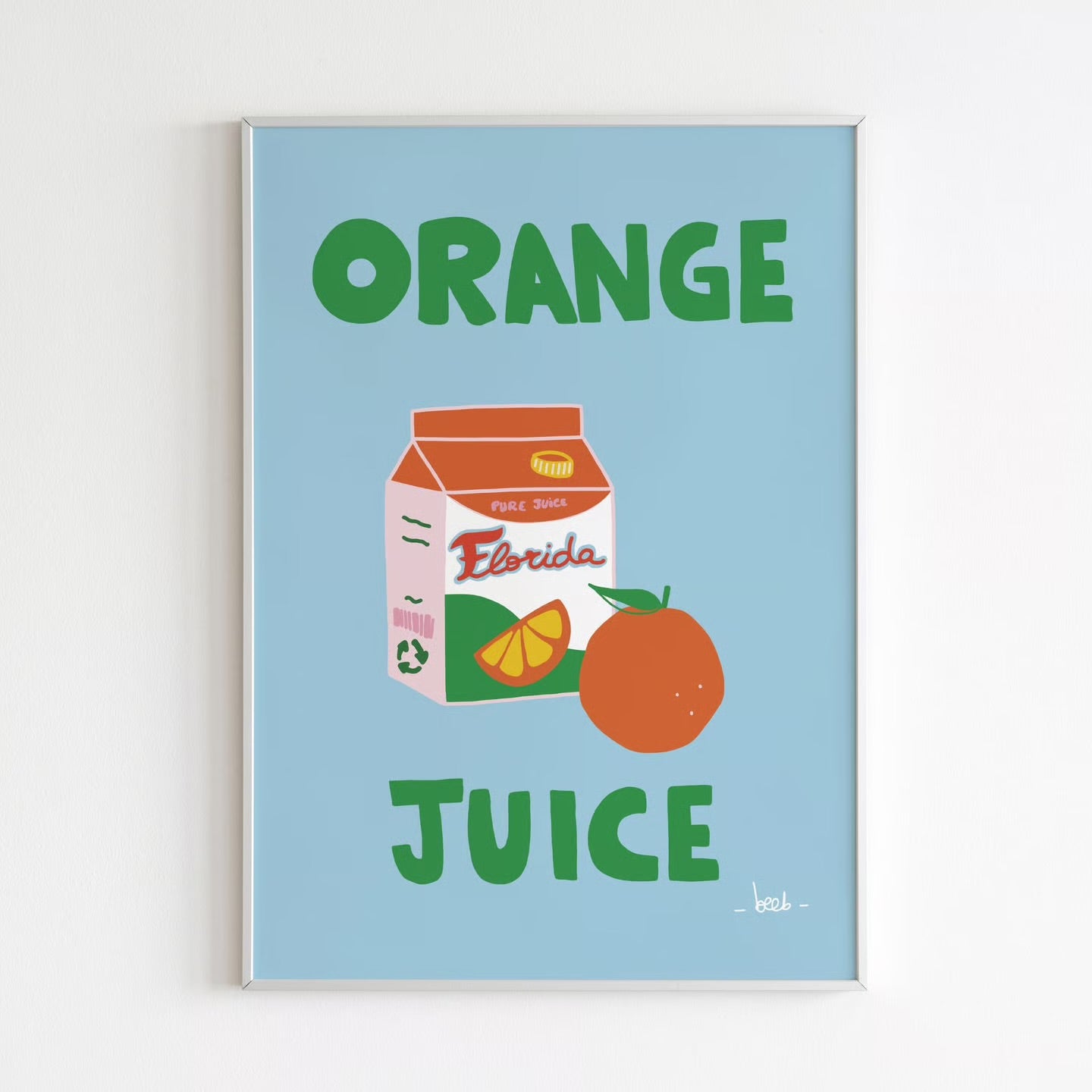 Affiche - Orange Juice