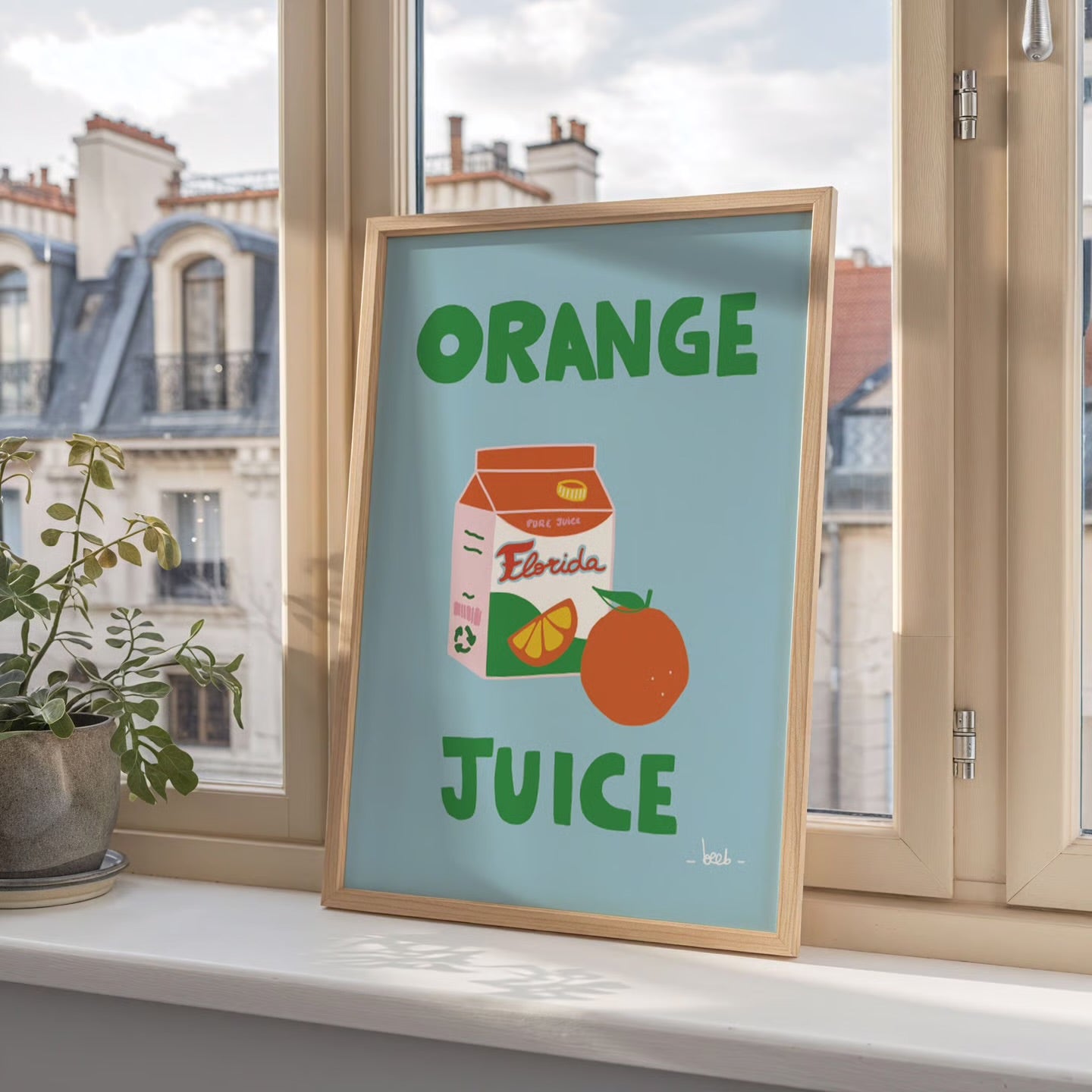 Affiche - Orange Juice