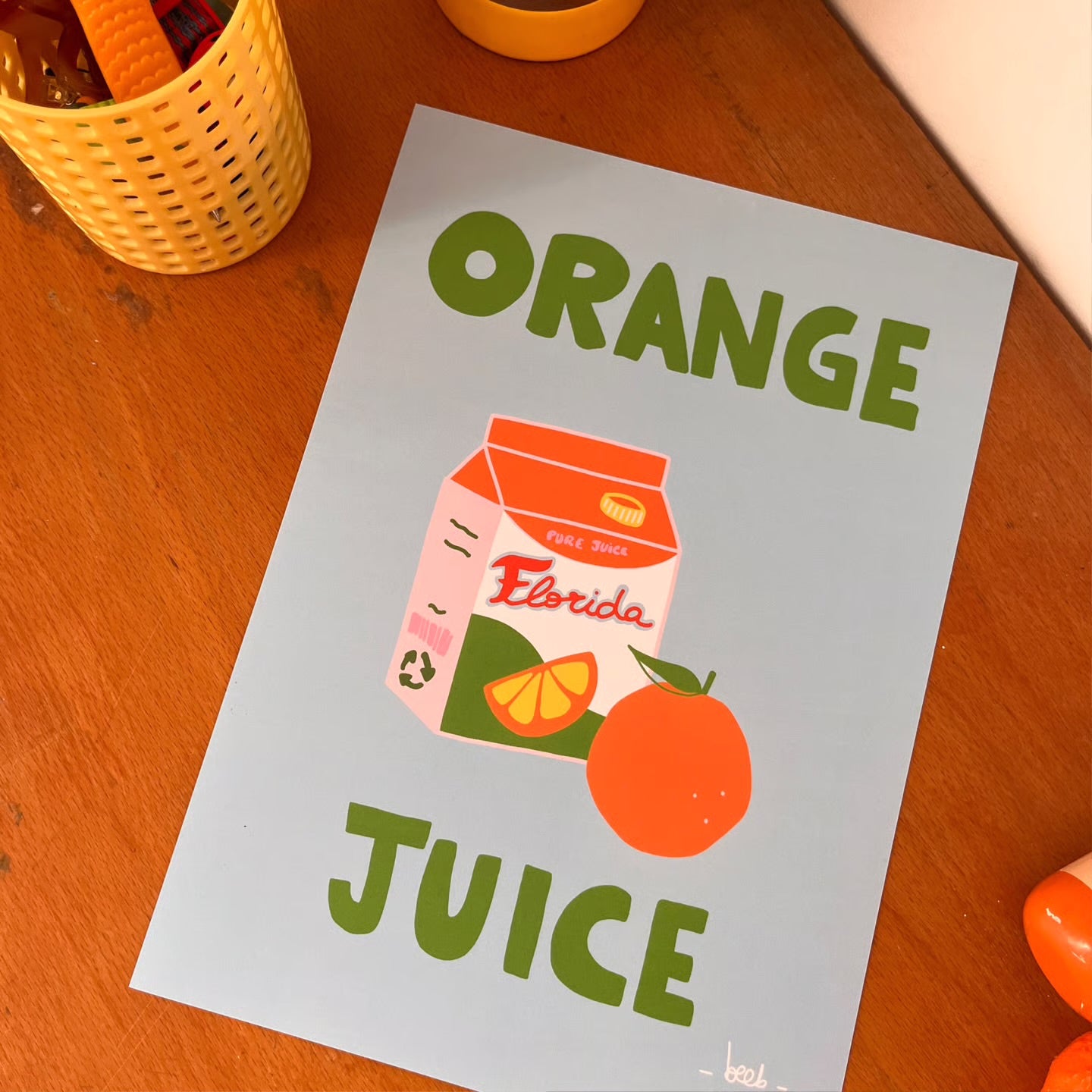 Affiche - Orange Juice