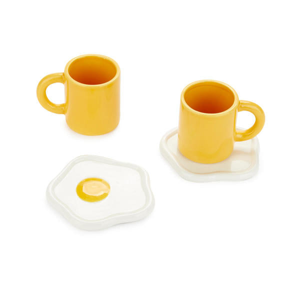 Set 2 Tasses À Café Sunny Side Up