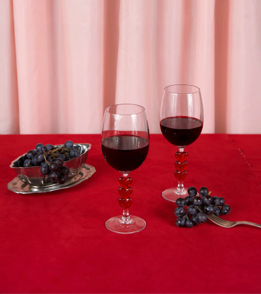 Set De 2 Verres Coeur