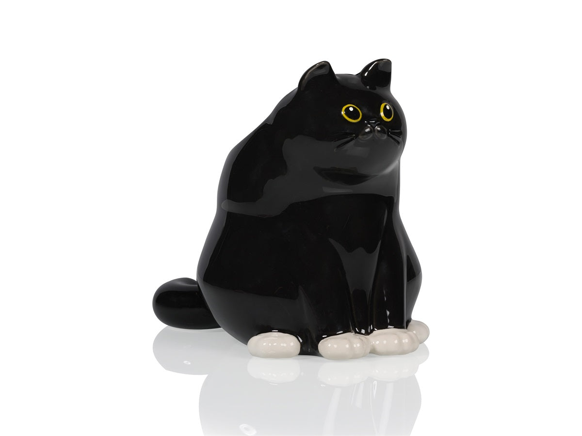Vase Black Cat