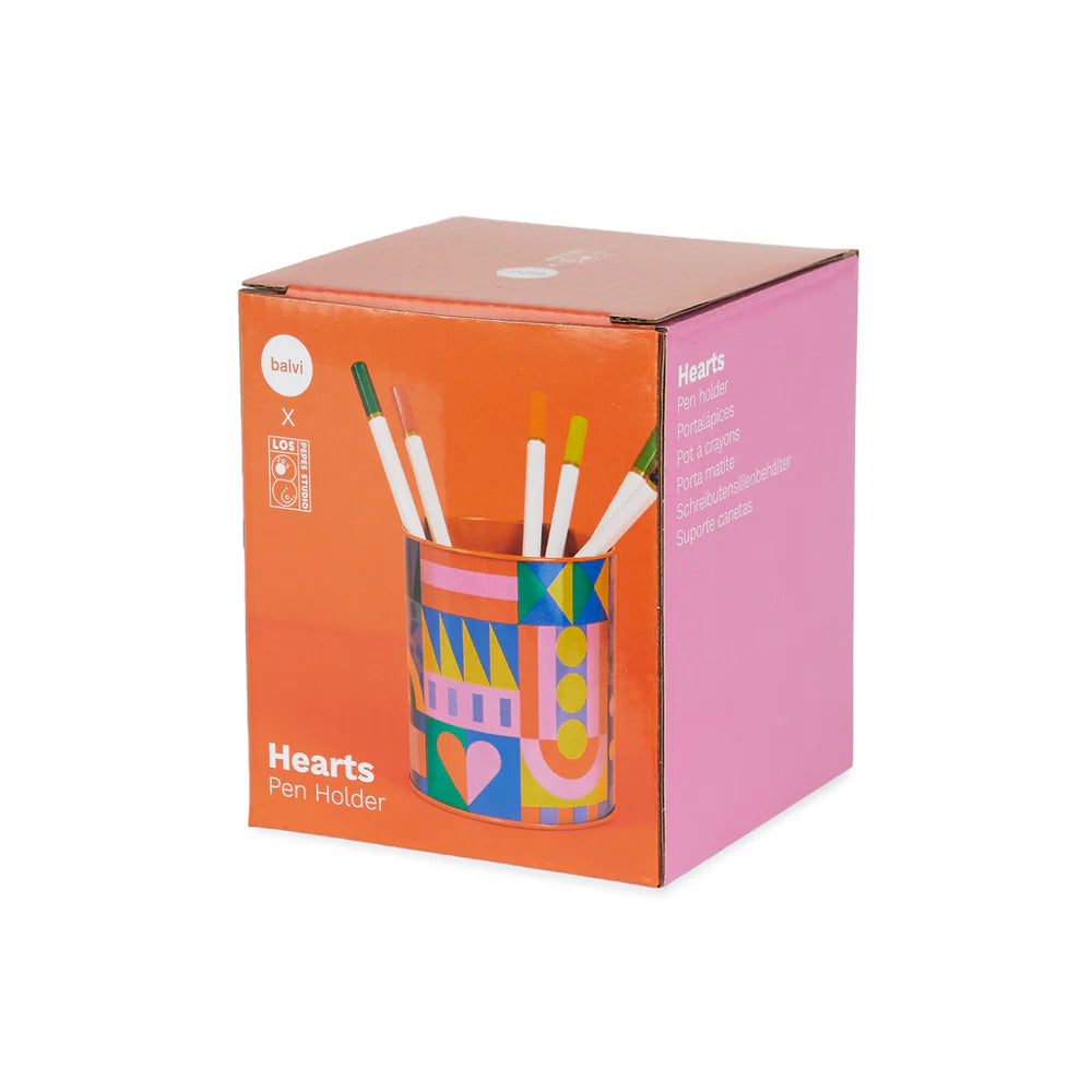 Pot À Crayons Los Pepes - Hearts Rouge
