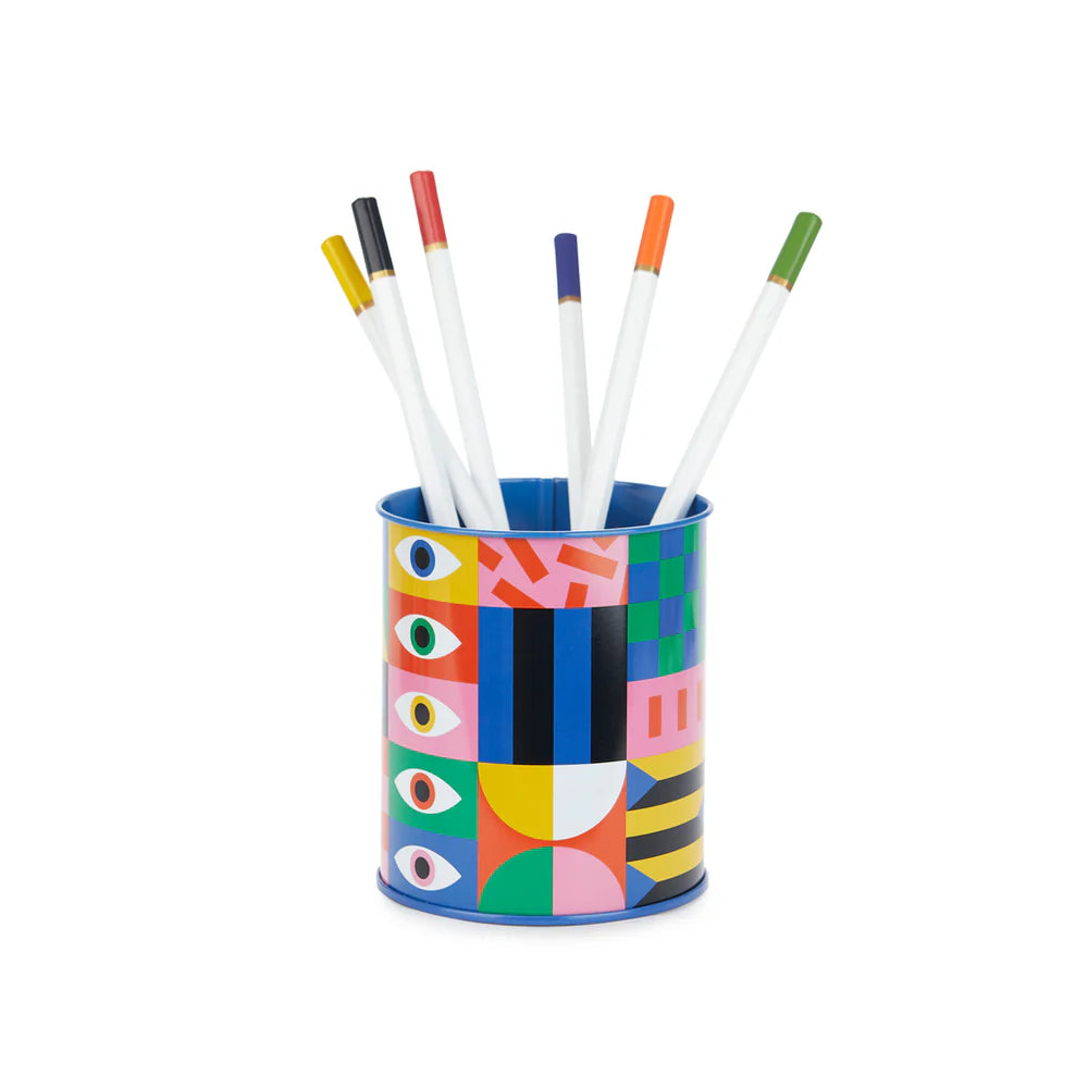 Pot À Crayons Los Pepes - Eyes Bleu