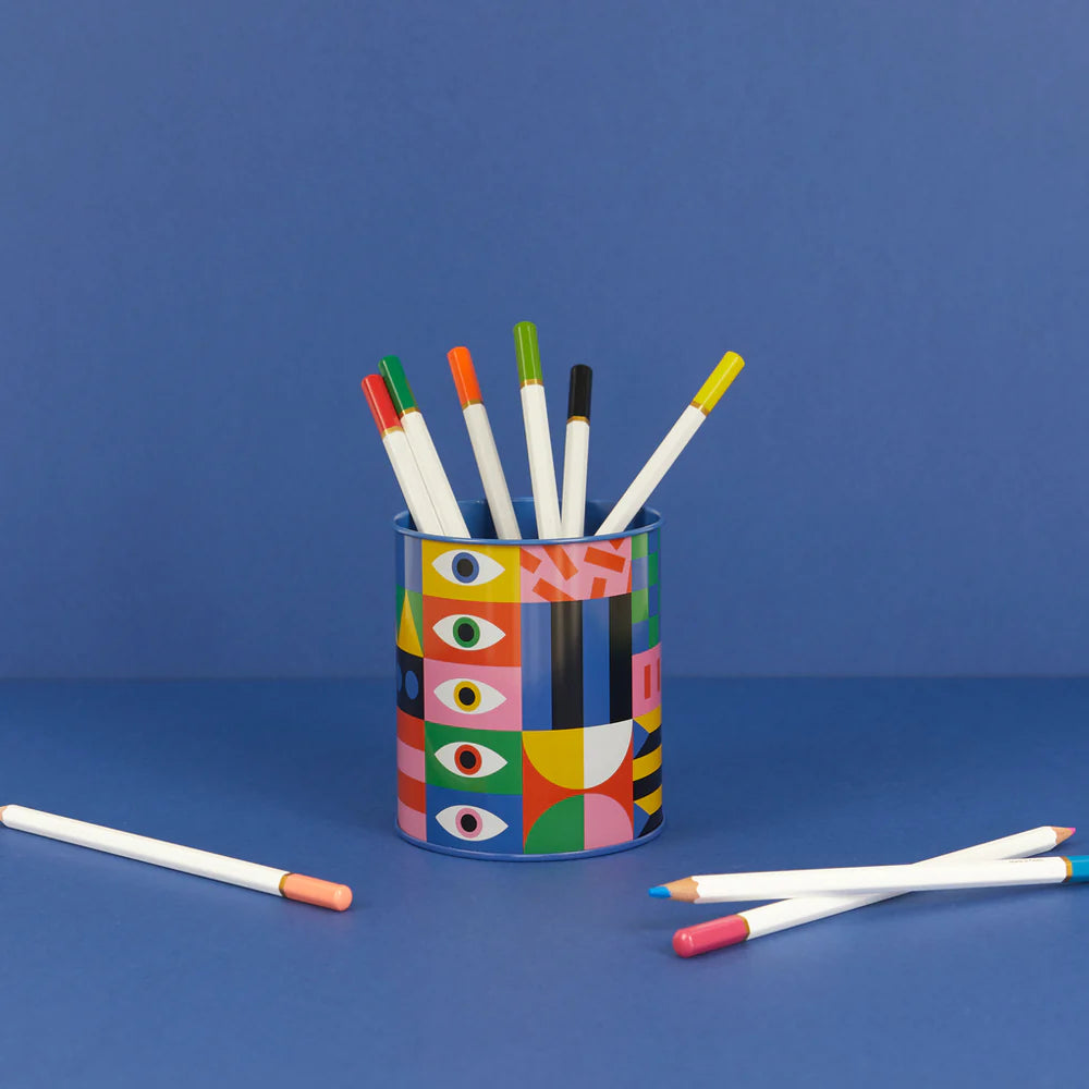 Pot À Crayons Los Pepes - Eyes Bleu