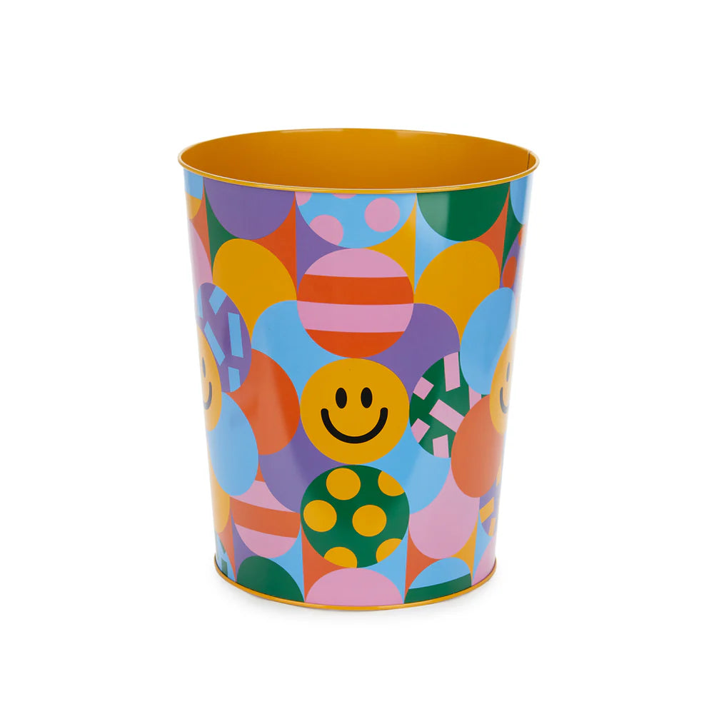 Corbeille Los Pepes - Smileys Jaune