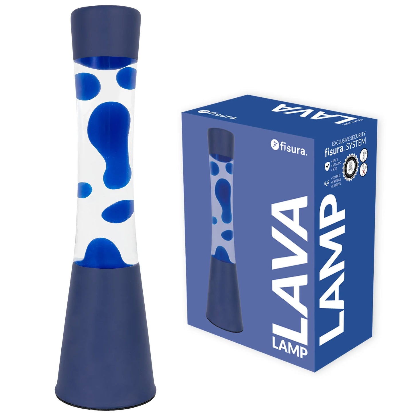 Lava Lamp - Monochrome Bleu