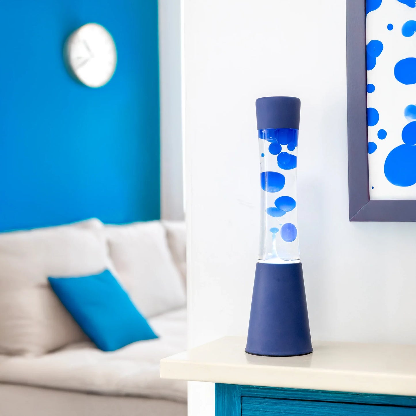 Lava Lamp - Monochrome Bleu
