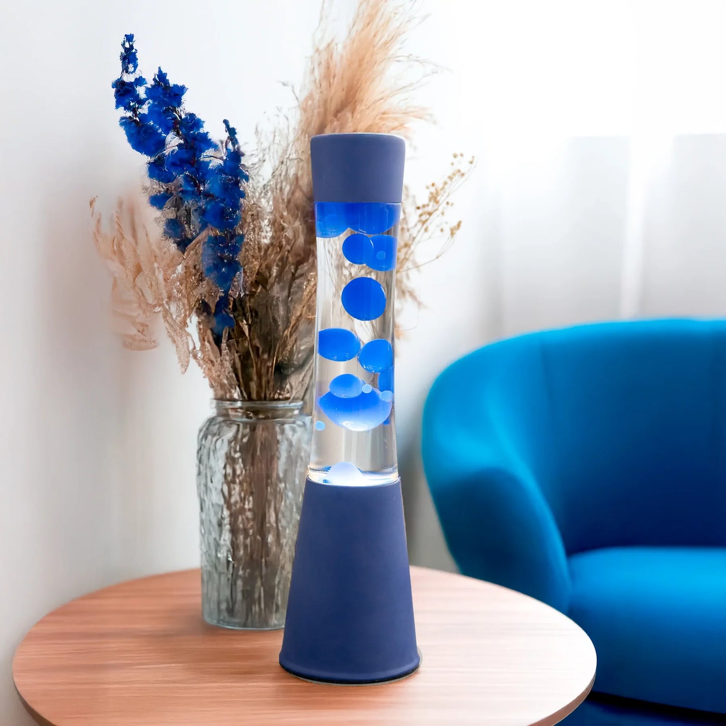 Lava Lamp - Monochrome Bleu