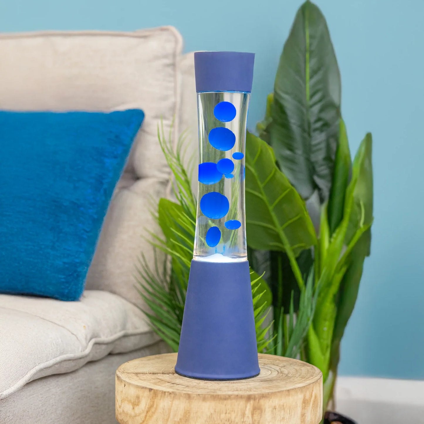 Lava Lamp - Monochrome Bleu