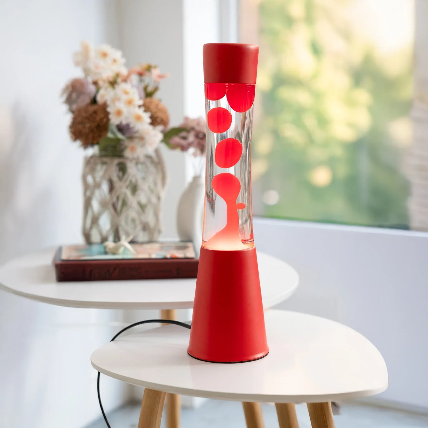Lava Lamp - Monochrome Rouge
