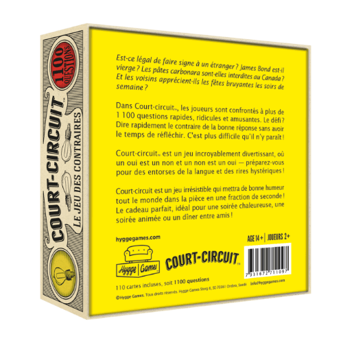 Jeu - Court-Circuit - Hygge Games