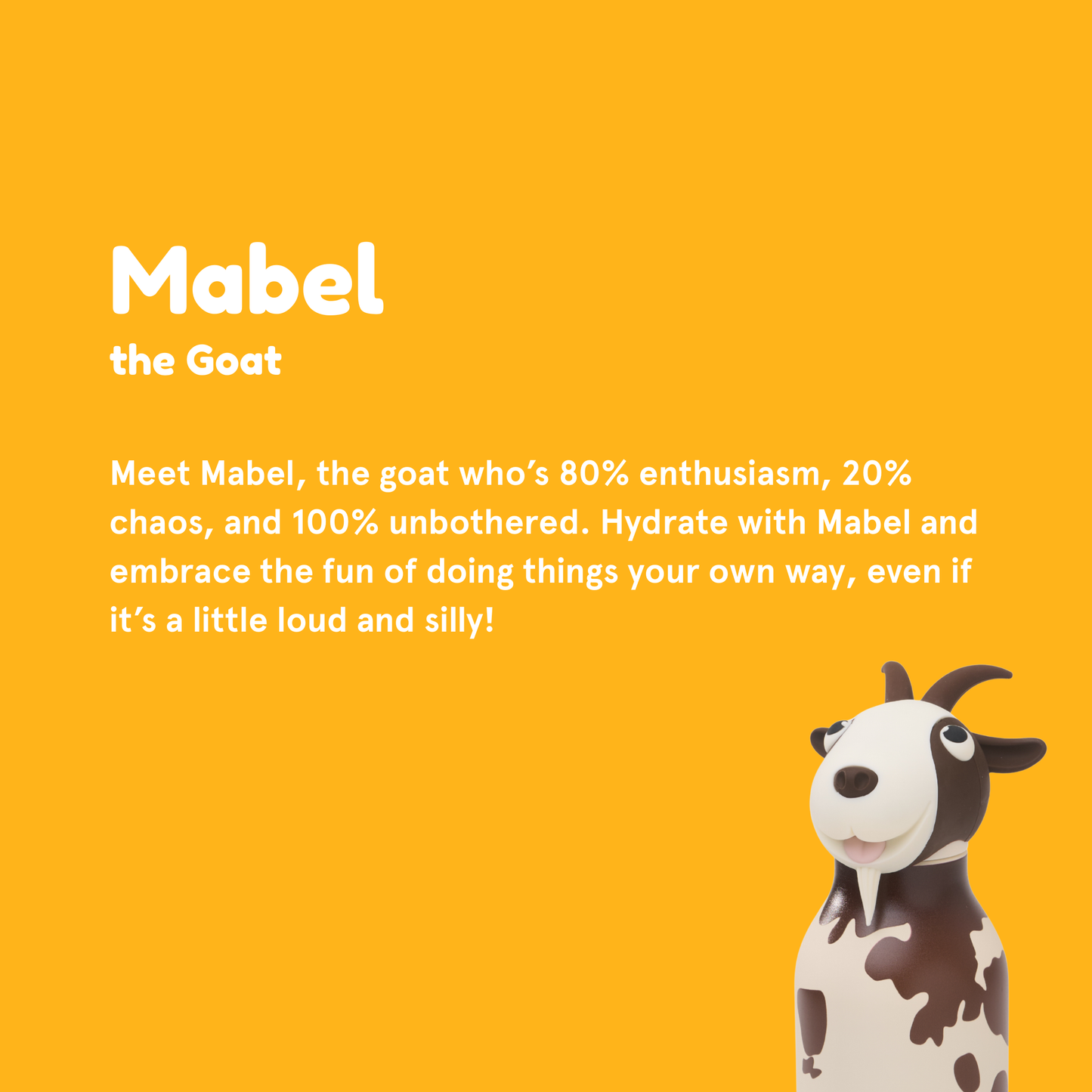 Gourde Bestie - Goat - Asobu