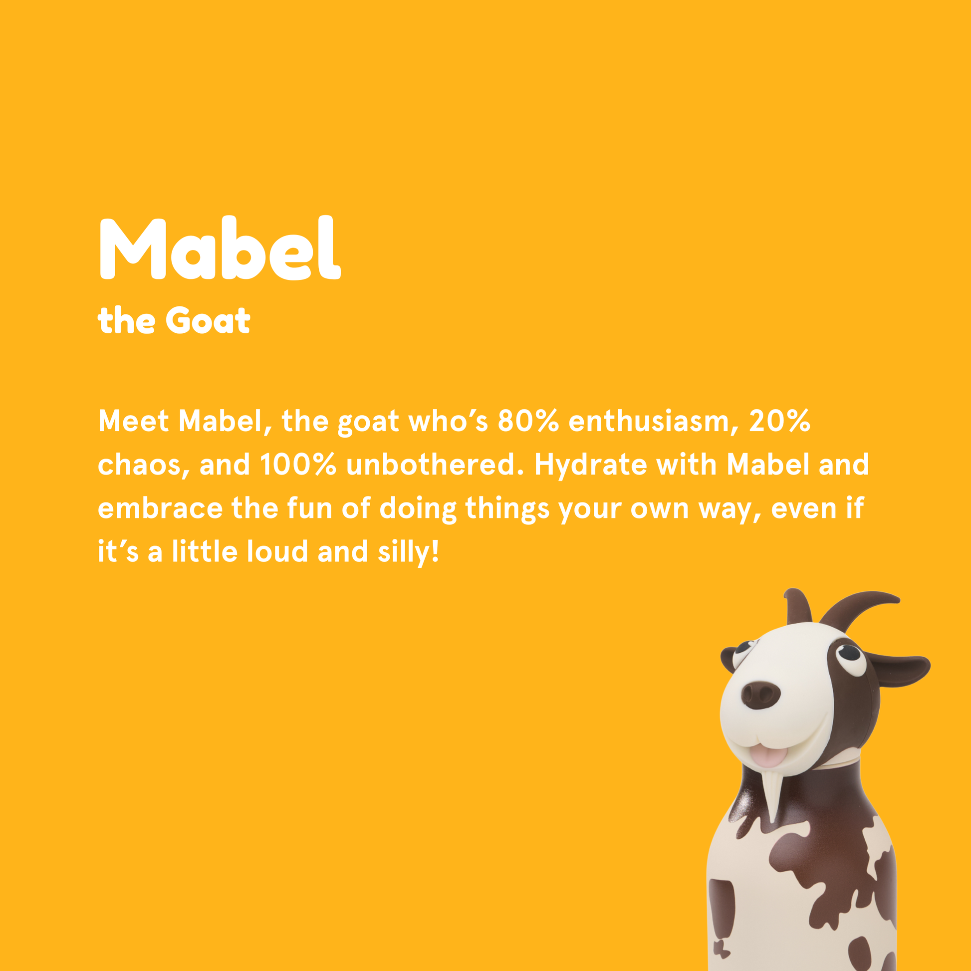 Gourde Bestie - Goat - Asobu